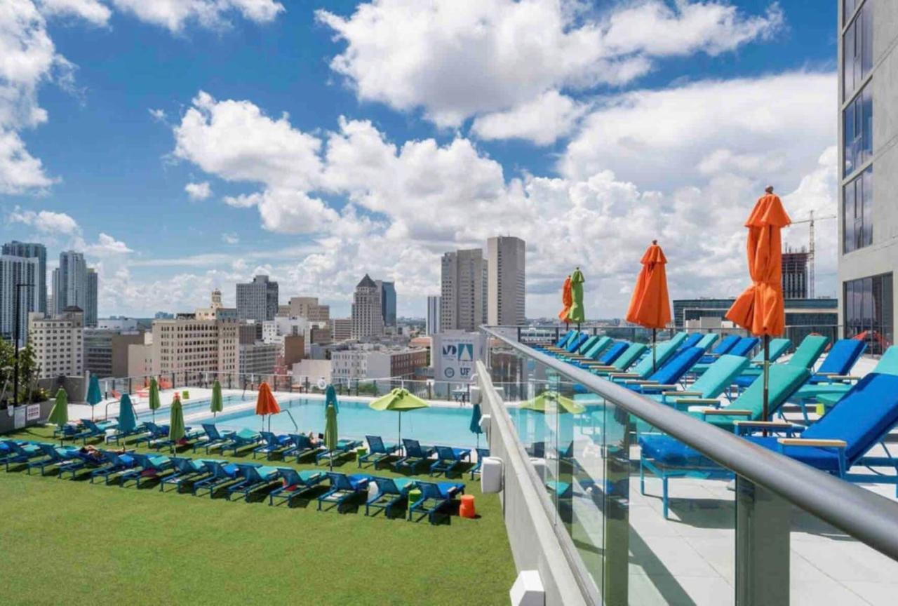マイアミBeautiful Downtown Ocean View.アパートメント エクステリア 写真