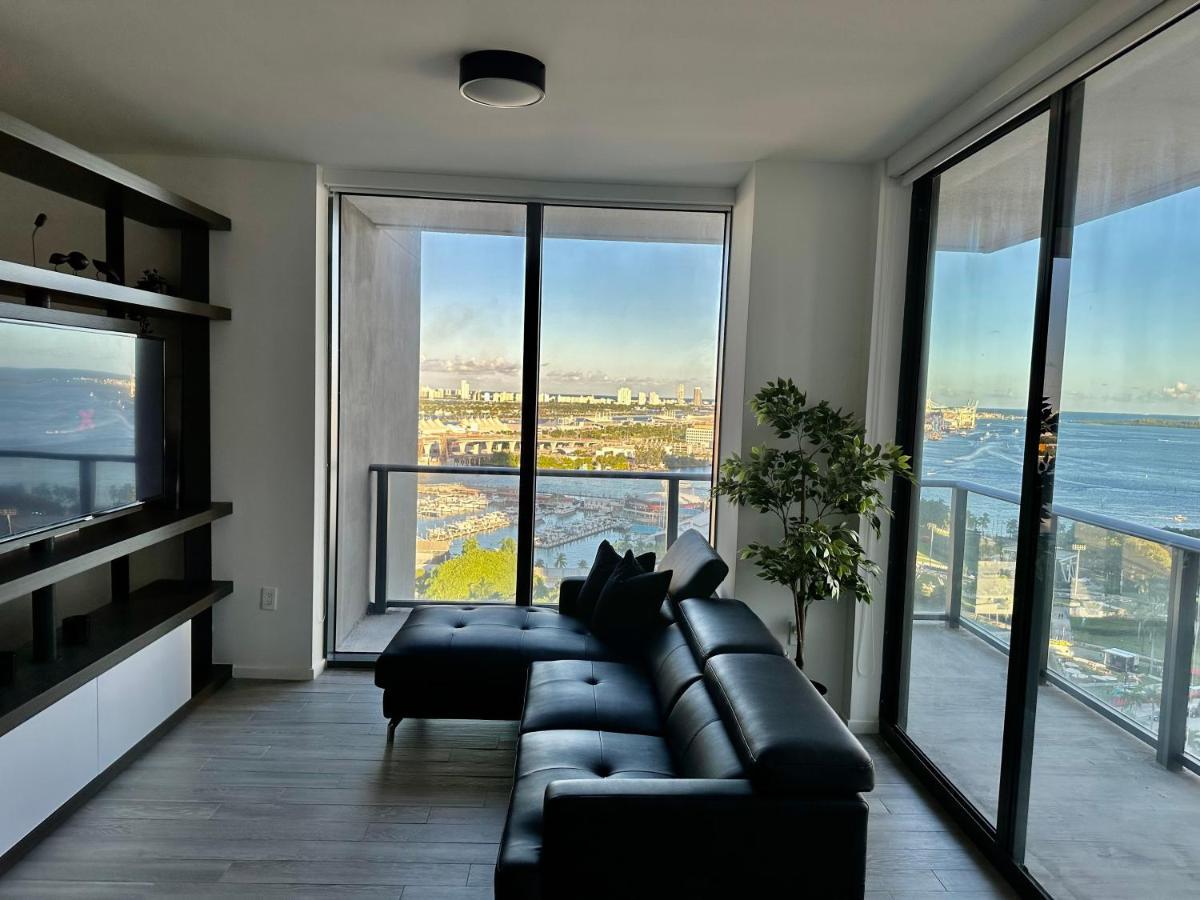 マイアミBeautiful Downtown Ocean View.アパートメント エクステリア 写真